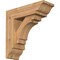 Ekena Millwork Merced Traditional Smooth Bracket w/ Offset Brace, Western Red Cedar, 5 1/2"W x 16"D x 16"H BKT0604X16X16MRC01SWR - alternate 1